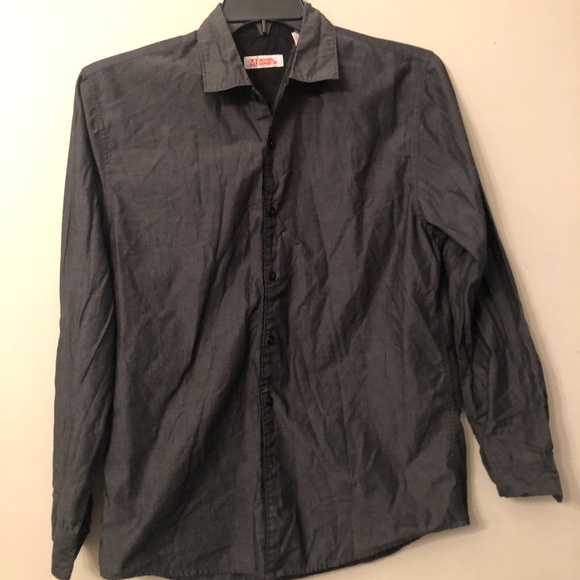 Dark gray Michael Brandon dress shirt size: M - Picture 1 of 1